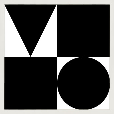Shapes Grid By Allmodern Studio - Framed Wall Art