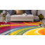 Tapis touffeté à motif abstrait Akieba-49367673