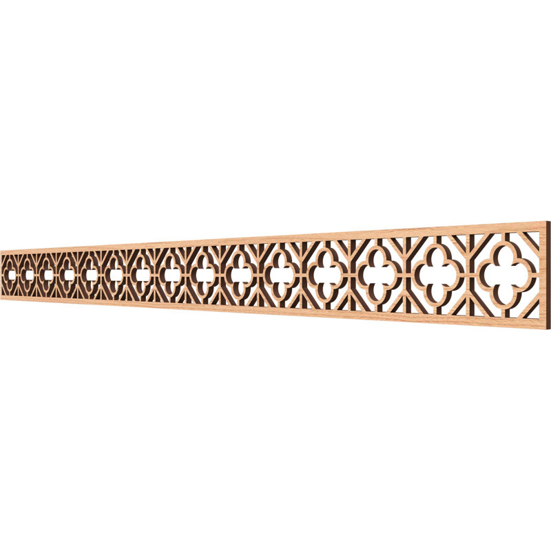 Moulure Hazelton, Noyer blanc, H 4 po x l 46,375 po x P 0,375 po