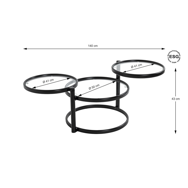 Luder Frame Coffee Table with Storage