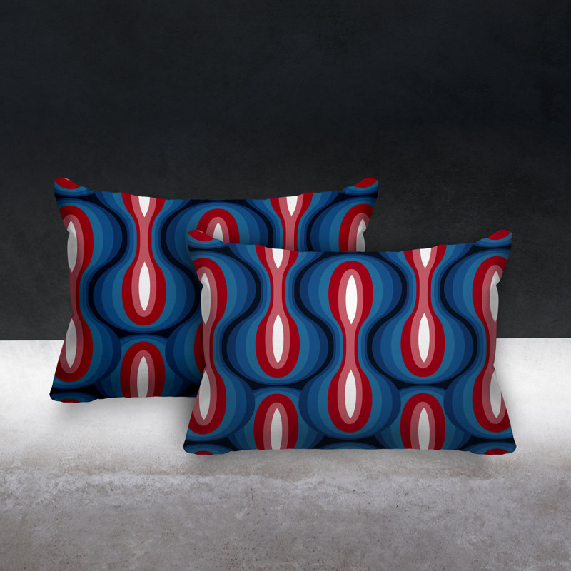  Coussin intérieur / extérieur Lumbar, Rouge