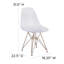 Fauteuil Angeleen Ghost avec base en métal doré