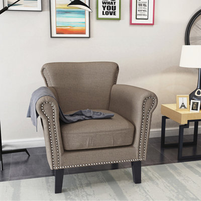 Fauteuil en polyester de 29,5 po Hannon