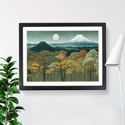 Retro Japanese Forest Vol.4 - Single Picture Frame Painting