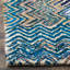 Tapis géométrique beige / brun en laine / coton touffeté à la main Anaheim-16767883