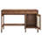 Capri 49" Wood Grain Office Desk In Walnut