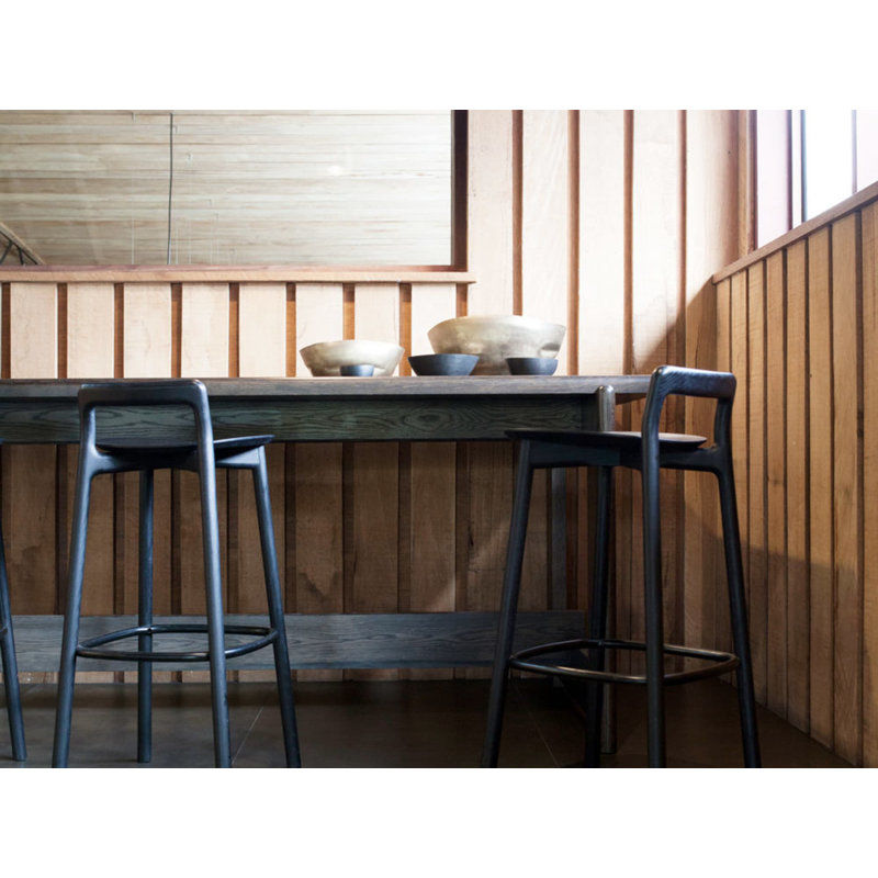 Branca Bar Stool, Black
