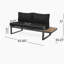 STERLING RIGHT ARM SOFA SEATER
