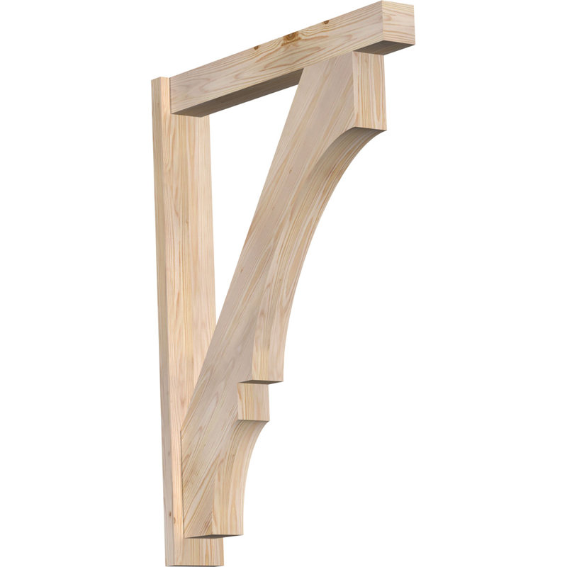 Bloc balboa rustique en bois rustique, P 34 po x H 46 po, Sapin Douglas de 5 1/2 po (lisse)