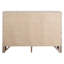 Élégante commode champagne argentée