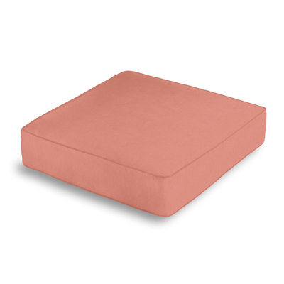 Velvet Floor Square Pillow Cover & Insert -  Loom Decor, P2704-LOOM-ClassicVelvet-Nectar-P