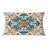 Mediterranean Tiles In Retro Blue VIII - Abstract Tile Printed Throw Pillow