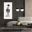 «Geisha 1 Black and Gold» par Chris Paschke, art mural sur toile-2093217116