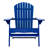 Adirondack Chair with Rustic Design, Acacia Wood, Foldable, Traditional Slats for Outdoor Comfort and Style-694608244