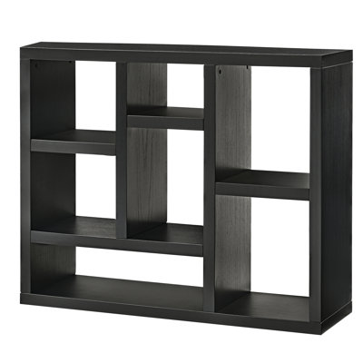 Freestanding 7 Cube Bookcase - Open Shelf For Living Room Tropical Style Alluring