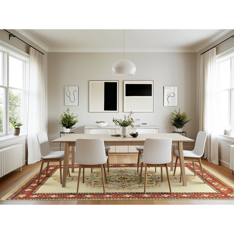 Oriental Indoor Rug, Rectangle 7' x 10'