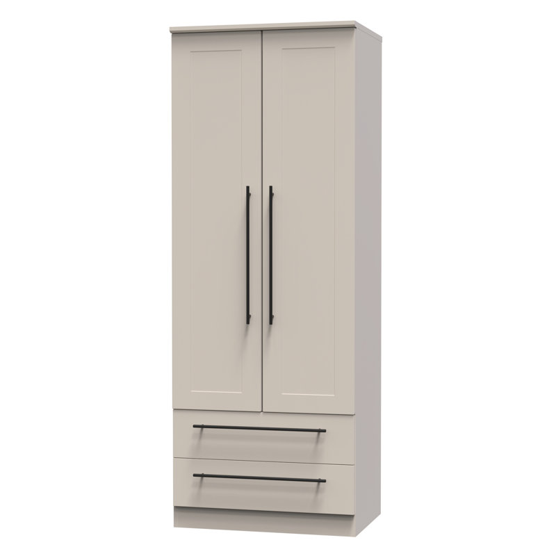 Fully Assembled 2 Door Wardrobe, Kashmir Matt