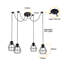 Cluff 4 - Light Black Cluster Pendant