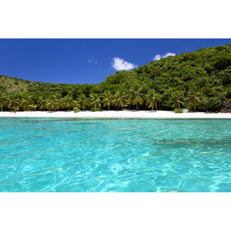 Caribbean Island - Wrapped Canvas Print, 61cm H x 91cm W x 3.8cm D