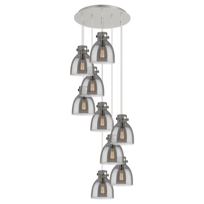 Luminaire suspendu grappe 9 lumières Amrith