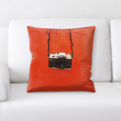 Microsuede Throw Pillow