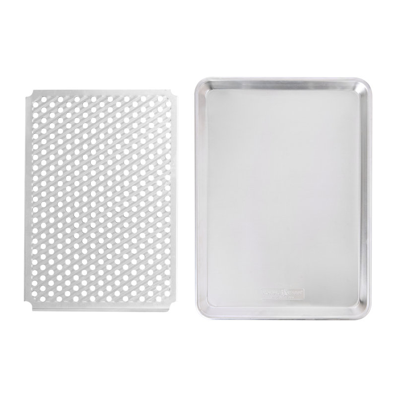 Demi-feuille avec grille à four multi-usages