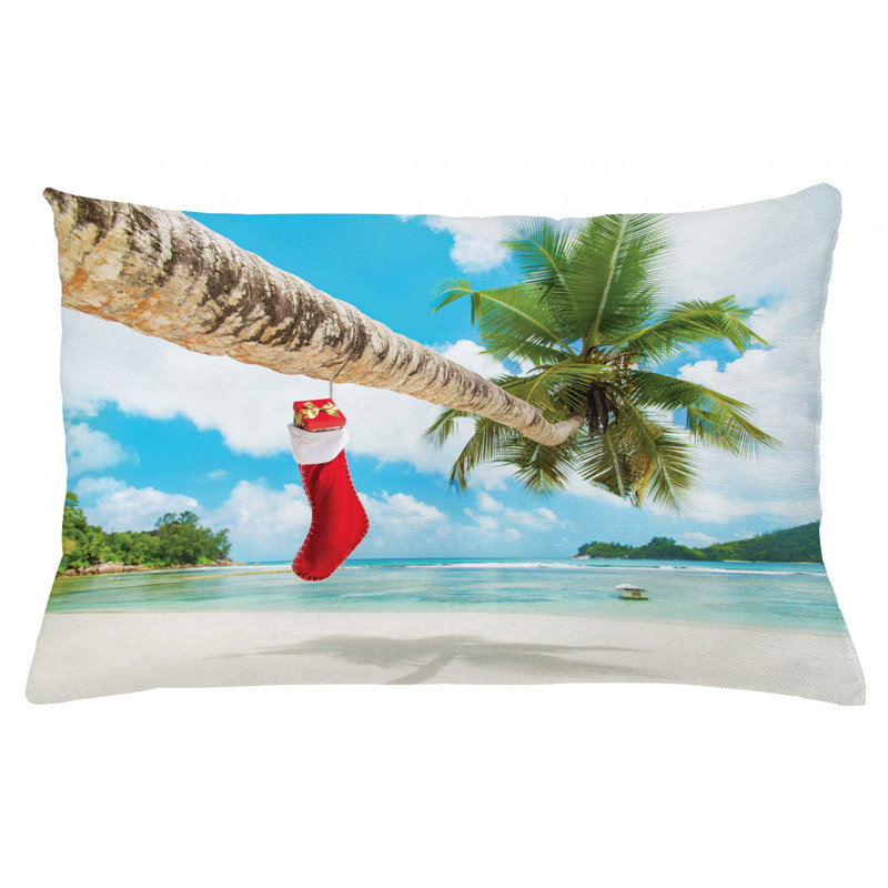 Housse de coussin lombaire intérieur/extérieur christmas, 16 po x 26 po