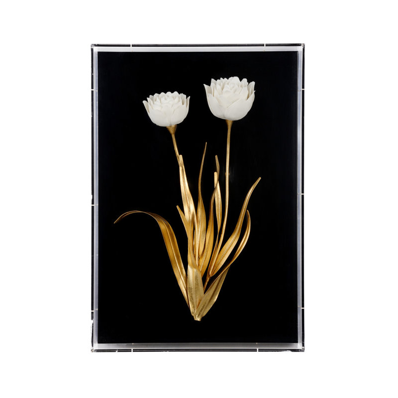 Porcelain Flower Black - C