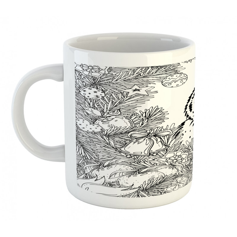 Grande tasse à café hibou print