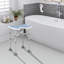 Adjustable 'u' Seat Shower Stool – Comfortable Padded Bath Chair For Seniors-607108298