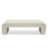 60" W Upholstered Waterfall Bench
