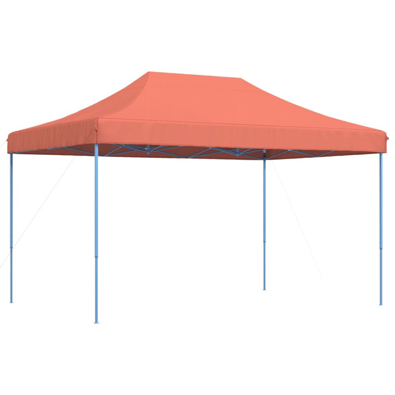 Vidaxl Foldable Party Tent Pop-Up, Terracotta, 315cm H x 440cm W x 292cm D, Blue