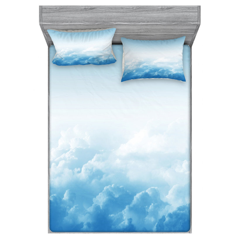 Microfiber Sheet Set, Full Sheet Set with Fitted Sheet