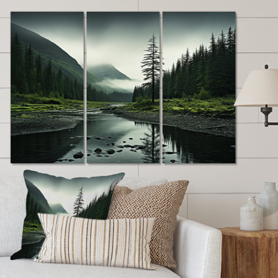 Alaska Wilderness Solitude - Ensemble de décorations murales paysages