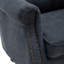 Fauteuil à oreilles touffeté-554758152