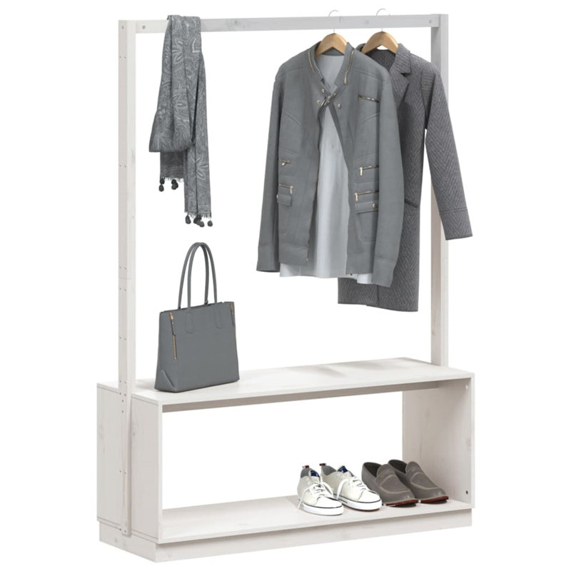 Shoe Storage With Clothes Rack,Shoe Storage With Coat Rackcoat Rack With,Coat Stand And Shoe Storage Bench,Hallway Storage Unit, Clothes Stand & Hall Storage