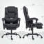 Fauteuil de bureau en similicuir avec massage, fauteuil de bureau, fauteuil inclinable