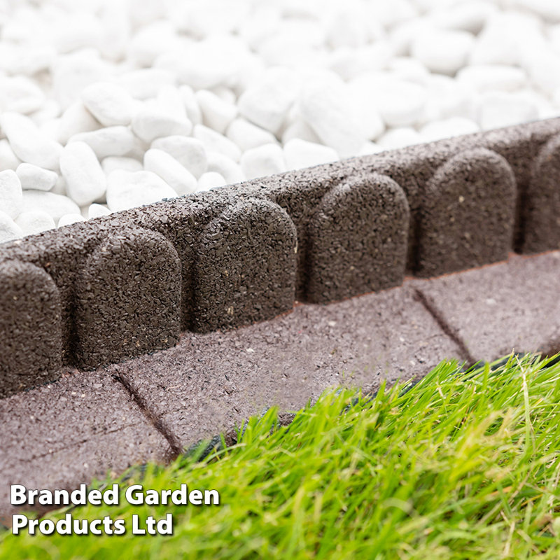 Calgary 9cm H x 120cm W Rubber Edging (x8)