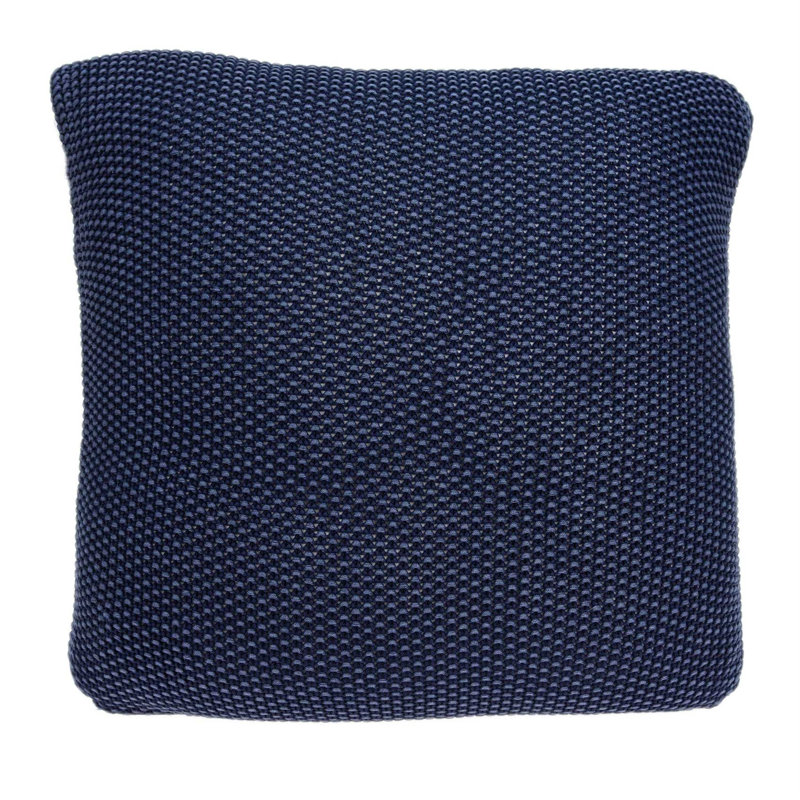Manni Throw Pillow, Polyester/Polyfill, 20"H x 20"W, Blue