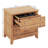 Wooden Nightstand With 3-Drawer, Multifunctional End Table Side Table With Metal Handle, Storage Cabinet With Wood Legs, Set Of Two
