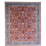 New Turkmen Afghan One-of-a-Kind Rectangle 12'11" X 17'7" Area Rug