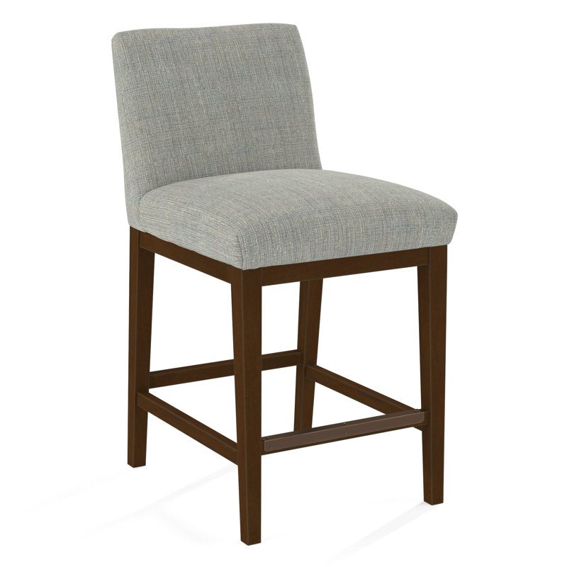 Upholstered Stool, Pecan, Rumor Bliss