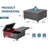 35.5" Square Ottoman Coffee Table with Large Storage-403589396