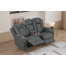 Tayeba Power Leather Recliner Loveseat Sofa With Storage Consol & Bluetooth Speakers & Led Lights