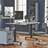 Felicja Adjustable Height Stainless Steel Standing Desk-792814946-792814943