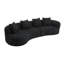 Canapé modulaire courbé à compression de 126 po Hession-1138851576