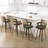 Upholstered Cane Back Counter & Bar Stool With Armrest-2118081897-2118081903