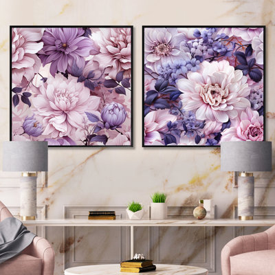 Torrence - Floral Square Collage Set Of 2