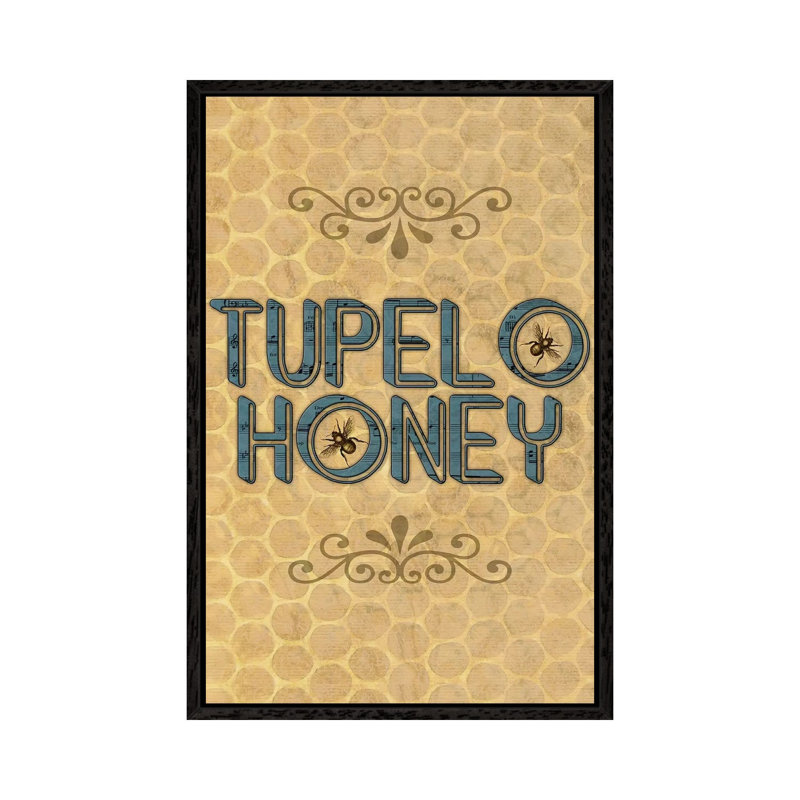 Tupelo Honey - Print on Canvas, 66.04 cm H x 45.72 cm W, Black Framed