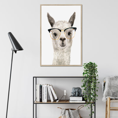 Hip Llama IV by Victoria Borges - Painting Print